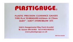 Plastigauge Precision Clearance Gauges - Retail Pack